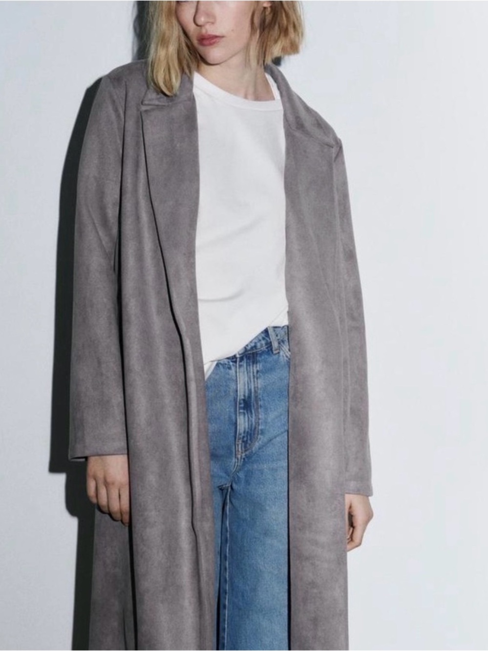 Zara Faux Suede Jacket